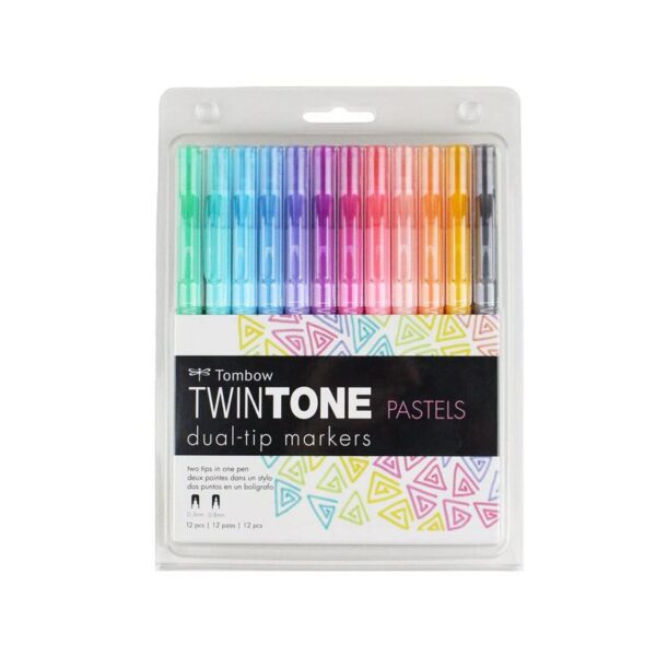 Tombow TwinTone Markers (Pastel)