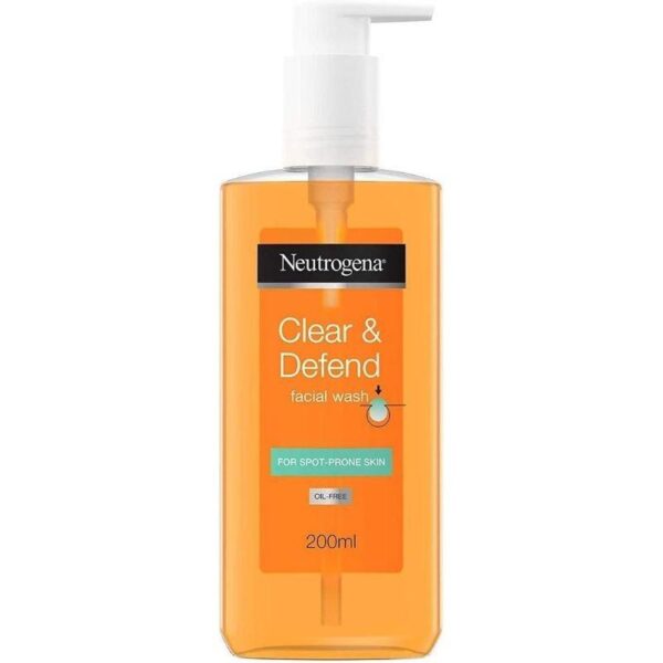 Neutrogena Clear and Defend Facial Wash, 200 ml