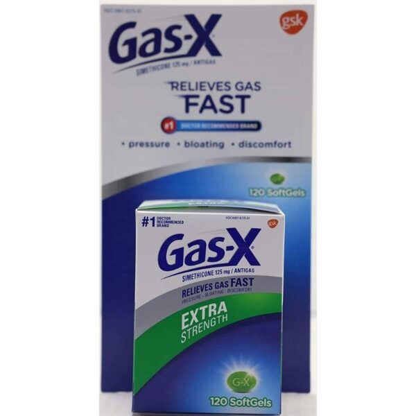 Gas-X Extra Strength Softgels 125 mg, 120Count - Image 2